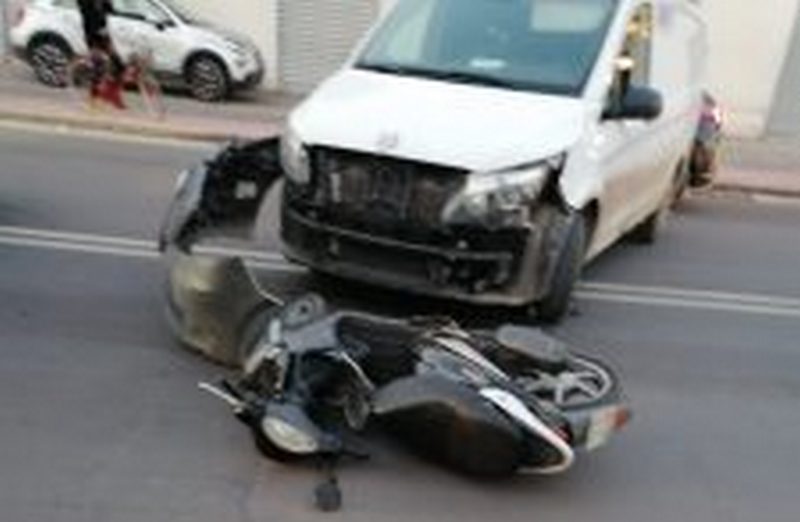 incidente Curti scooter 23 gennaio