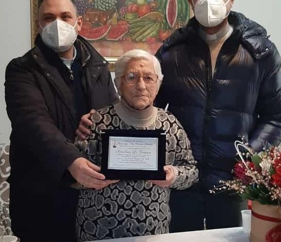 Aversa Nonna Nicolina 100 anni 13 febbraio