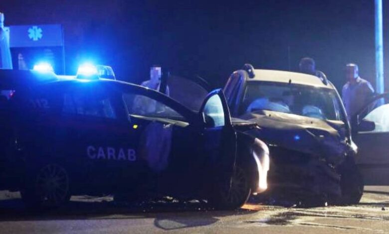 incidente nola villa literno scontro auto feriti carabinieri