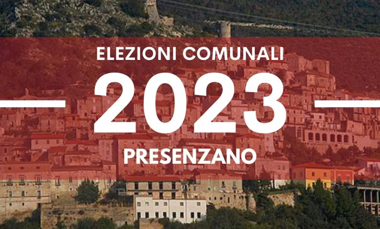 Elezioni comunali 2023 Presenzano liste candidati