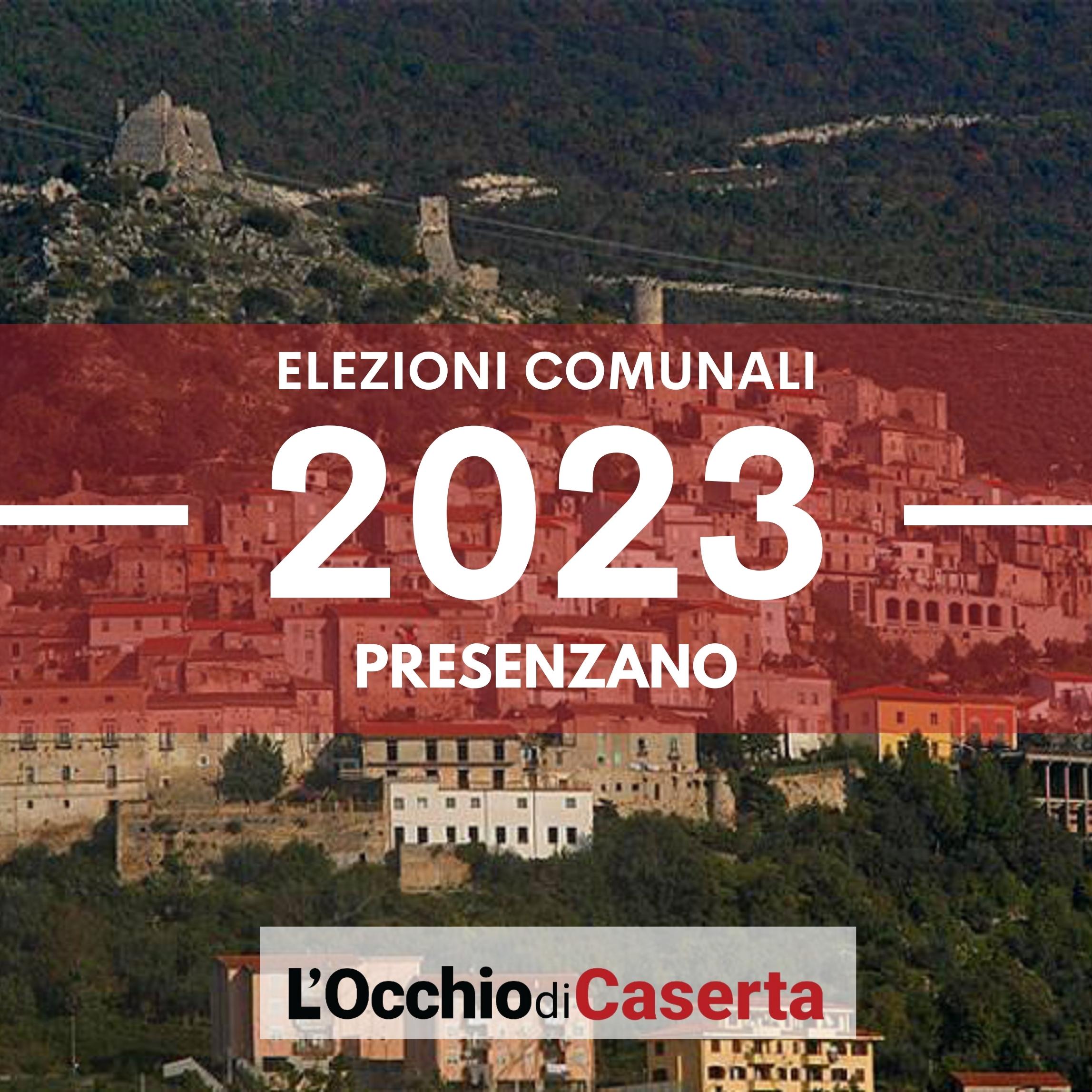 Elezioni comunali 2023 Presenzano liste candidati