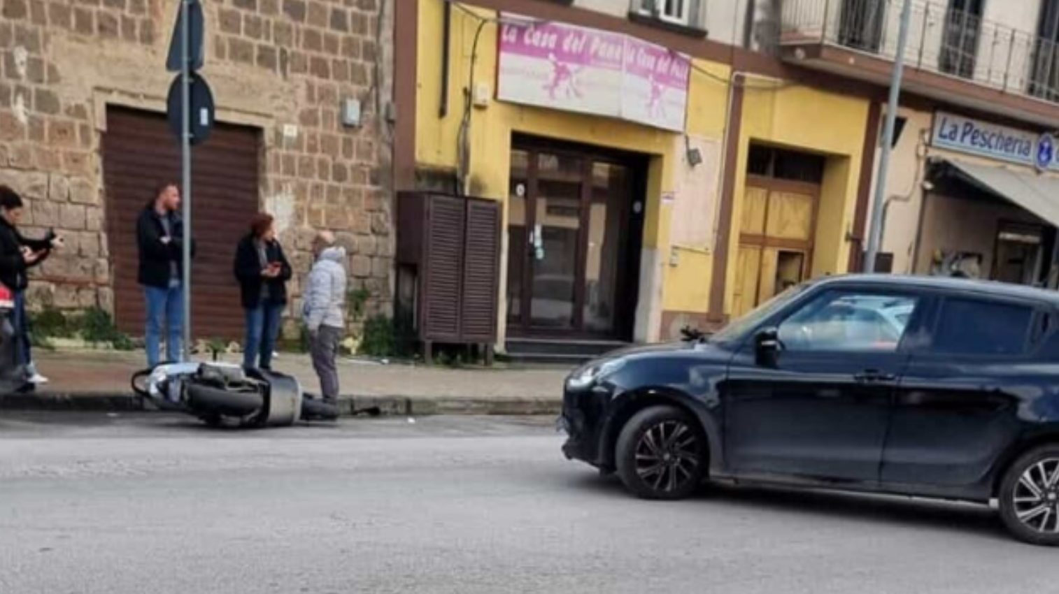 incidente auto scooter Santa Maria Capua Vetere