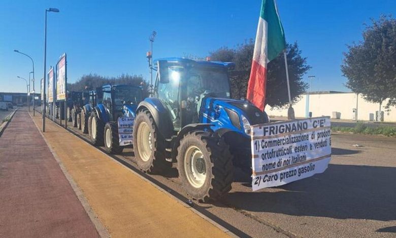 casal-principe-protesta-agricoltori-casertani-trattori